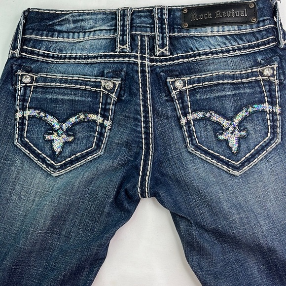 Rock Revival Denim - Rock Revival Womens Denisa Straight Leg
Style # RE8280T5X
Size 26